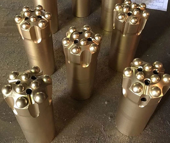 Copper Mine Drill Bits SR35-45mm R32-45mm Threaded Buttons Customer-made for Dubbo Mine in Australia